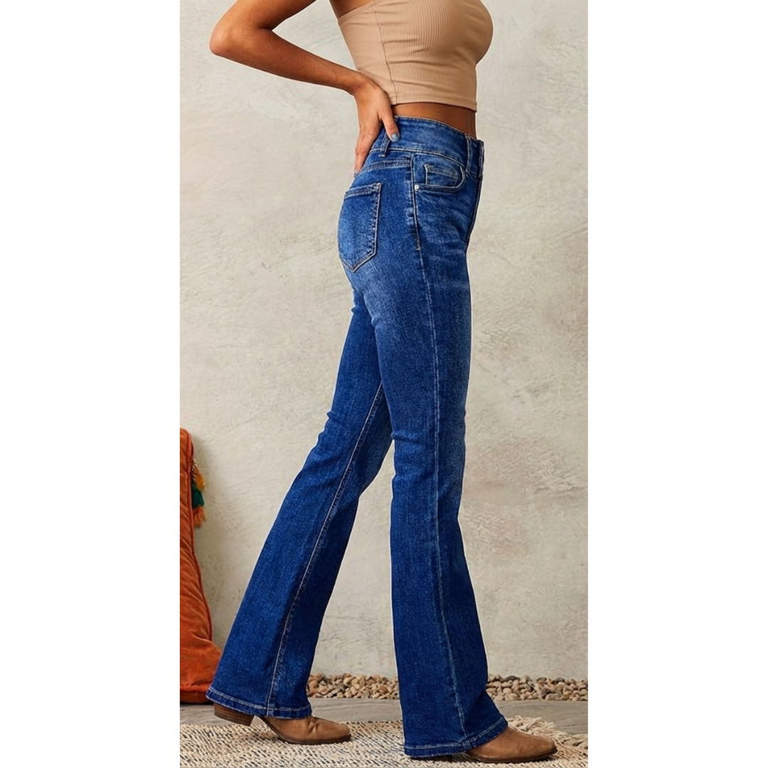 High-Waist Bootcut Jeans for Women
