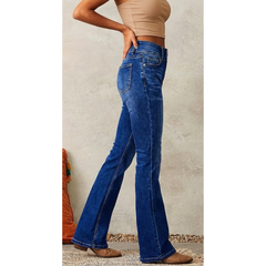 High-Waist Bootcut Jeans for Women