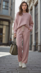 Knitted Loungewear Set for Women