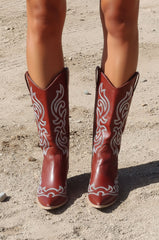 Western Knee-High Cowboy Boots for Women