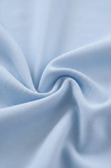 V-Neck Ruffle Trim 3/4 Sleeve Blouse for Women