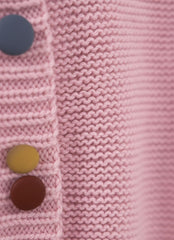 Long Sleeve Button-Up Knit Cardigan Top for Women