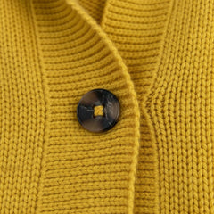 Longline Knit Button-Up Cardigan Coat for Women