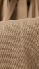 Longline Double-Breasted Belted Trench Coat for Women