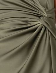 One-Shoulder High-Slit Evening Maxi Dress for Women