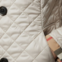 Quilted Button-Up Lightweight Jacket for Women