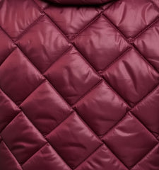Quilted Hooded Zip-Up Puffer Jacket for Women