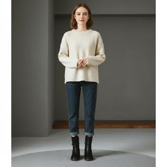 Block Heel Zip-Up Ankle Boots for Women